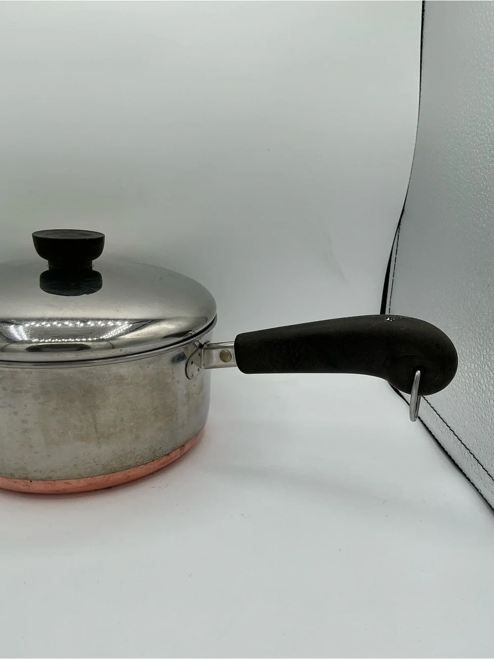 Revere ware Stainless Steel Saucepan with Lid   And copper bottom 2 qt